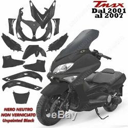 12 Fairings Black Paint A Yamaha T-max 500 2001-2002-2003-2004-2005-2006-2007