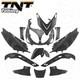 12-piece Fairing Kit, Sport Version, Black, Yamaha Tmax T-max 500 2002, Neutral Fairing
