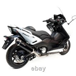 14000 Complete Exhaust LEOVINCE Yamaha Tmax 530 2014 Black Steel Eur