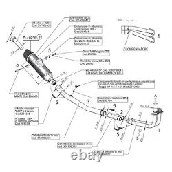 14000 Complete Exhaust LEOVINCE Yamaha Tmax 530 2014 Black Steel Eur