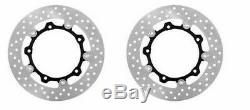 2 Brake Discs Front Floating Yamaha Xp 500 T-max Tmax 2004 2005 2006 2007