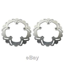 2x Front Brake Discs For Yamaha Xp 500 Tmax Tmax Tmax 530 04-07 / 12-15 Abs