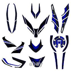 3d Resin Sticker Set Compatible With Moto Yamaha T Max Tmax 560 2022 Blue
