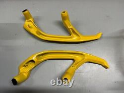 A Pair Poignee Passenger Rear Yellow Bbw Yamaha Tmax T-max 560 2022 Abs