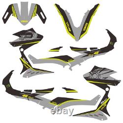 Adhesive Graphic Set Compatible With Yamaha Tmax T-Max 530 2017 2018 2019 VR