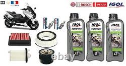 Air Filter Review Pack / Oil Candles 3l Oil Yamaha T-max 530 2012 2015