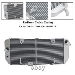 Aluminum Radiator Cooling Cooler for Yamaha TMAX 530 2012–2016