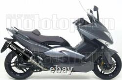 Approved black C Tech Arrow exhaust for Yamaha TMAX T-Max 500 YP 2008 08