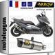 Arrow Approved Titanium Exhaust Pot C Yamaha Tmax T-max 530 2015 15