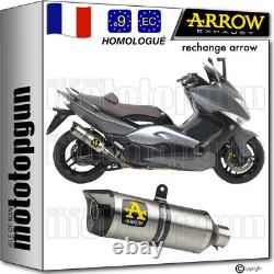Arrow Approved Titanium Exhaust Pot C Yamaha TMAX T-Max 530 2015 15