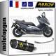 Arrow Complete Hom-rc Race-tech Black C Yamaha Tmax T-max 500 Yp 2009 09