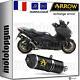 Arrow Exhaust + Approved Race-tech Black C Yamaha Tmax T-max 560 2023 23
