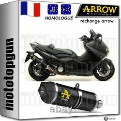 Arrow Exhaust Pot Approved Race-Tech Black C Yamaha Tmax T-max 530 2014 14