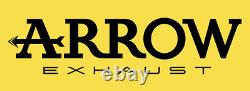 Arrow Exhaust Pot Approved Race-tech Black C Yamaha Tmax T-max 500 Yp 2009 09