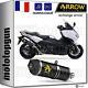 Arrow Exhaust Pot Approved Race-tech Black C Yamaha Tmax T-max 530 2019 19