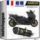 Arrow Exhaust Pot Approved Race-tech Black C Yamaha Tmax T-max 560 2023 23