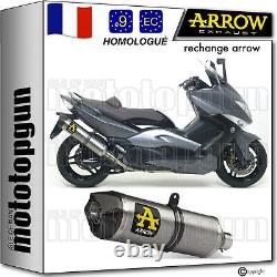 Arrow Exhaust Pot Approved Race-tech C Yamaha Tmax T-max 500 Yp 2010 10