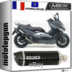 Arrow Exhaust Pot Approves Race-tech C Black Yamaha Yp 500 T-max 2009 09