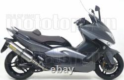 Arrow Exhaust Pot Hom Race-Tech Titanium C Yamaha TMAX T-Max 500 YP 2011 11