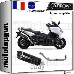 Arrow Line Complete Hom Nocat Race-tech Black C Yamaha Tmax T-max 530 2017 17