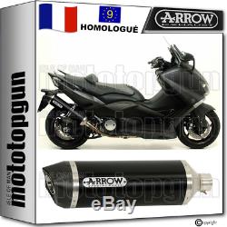 Arrow Pot Exhaust Approved Race-tech Carby Black Yamaha T-max 530 2016 16
