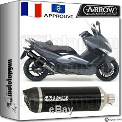 Arrow Racetech Aluminum Silencer Dark CC Yamaha Yp T-max 500 2008 08