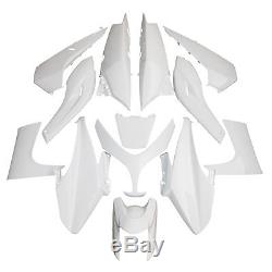 Body Kit Fairing White 13 Hulls / Pieces Yamaha T-max Tmax 500 08-11