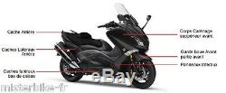 Body Kit Hull Fairing 10 Yamaha T-max 530 In 2012 Tmax Black Gloss