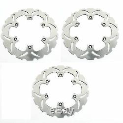 Brake Discs Front Rear Yamaha T Max-xp 500 (abs) 08-11 Scooter Rd 350 LC