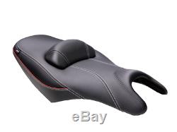 Comfort Saddle Shad Black Red Yamaha T-max 530 Tmax 500 2008 To 2016