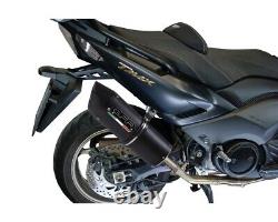 Complete Exhaust GPR FURORE NERO Approved for YAMAHA T-MAX 500 2001-2011.