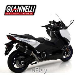 Complete Exhaust Giannelli Silenc Alum Black Yamaha T-max 530 2017 17