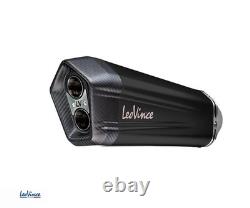 Complete Exhaust Leovince LV12 Stainless Steel BLACK YAMAHA TMAX 560/TECH MAX 2020 2024