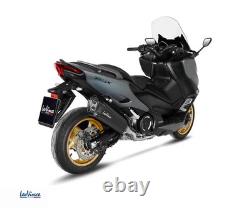Complete Exhaust Leovince LV12 Stainless Steel BLACK YAMAHA TMAX 560/TECH MAX 2020 2024