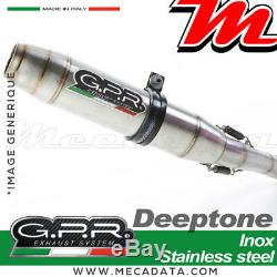 Complete Exhaust Line With Cat. Gpr Deeptone Stainless Steel Yamaha T-max 530 2015