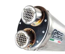 Complete GPR Dual Inox Exhaust Approved for Yamaha T-Max 560 2022 2023