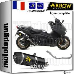 Complete Hom Open Black C Tech Arrow exhaust line for Yamaha TMAX T-Max 560 2024 24 Complete Hom Open Black C Tech Arrow exhaust line for Yamaha TMAX T-Max 560 2024 24