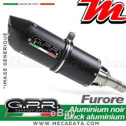 Complete Line Exhaust Gpr Furore Aluminum Black Yamaha T-max 500 2008