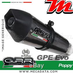 Complete Line Exhaust Gpr Gpe Anniversary Poppy Yamaha T-max 500 2008