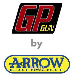 Complete Line Gp Gun By Arrow Acier Black Yamaha T-max Tmax 530 2012 12 2013 13