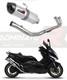 Complete Titanium Exhaust System Special Yamaha Tmax T-max 500 My 2008 2009