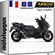 Complete Line Hom Open Black Tit C Indy Arrow For Yamaha Tmax T-max 560 2020 20