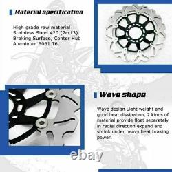 For YAMAHA 2x Front Brake Discs XP 500 T-MAX ABS TMAX 2008 2009 2010 2011