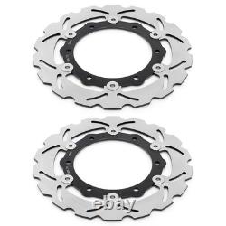 For YAMAHA 2x Front Brake Discs XP 500 T-MAX ABS TMAX 2008 2009 2010 2011