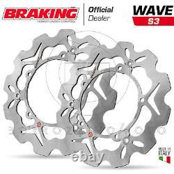 Front Brake Disc Kit Braking Wave Yamaha Tmax Iron Max Abs 530 2016