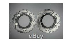 Front Brake Discs Pair Wave 267mm Yamaha Tmax Tmax 530 Abs Max Lux 2015-2016