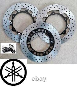 Front + Rear Brake Disc Pair Yamaha TMAX 500 2004 2005 2006 2007