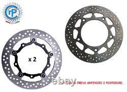 Front and Rear Brake Disc Set for Yamaha Tmax XP530 Lux Max / ABS 530 2016