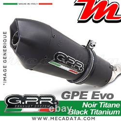 Full Exhaust Line With Cat. Gpr Gpe Black Titanium Yamaha T-max 530 2015