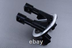Handlebar riser clamps with aluminum handlebars for YAMAHA TMAX 560 / TECH MAX SJ18 2020-2021